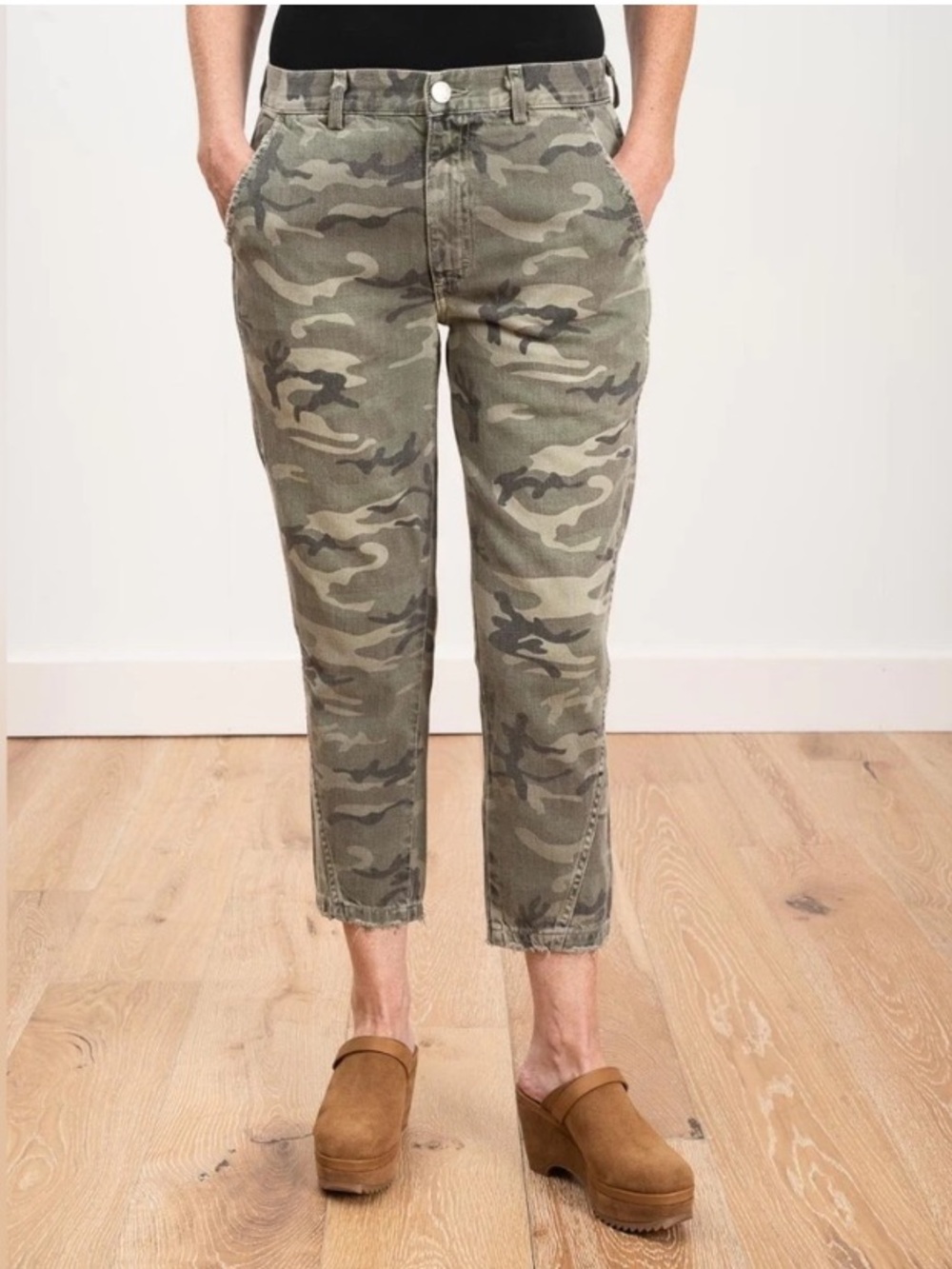 AMO Camouflage Slouched Trouser Denim Pants